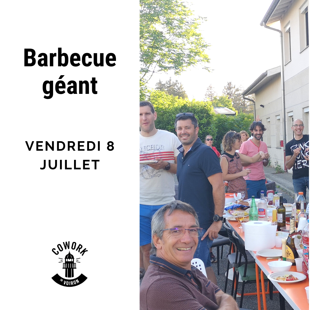 Barbecue géant le vendredi 8 juillet