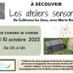 Atelier sensoriel le lundi 10 octobre à 12h