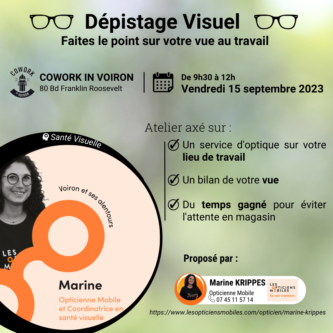 Atelier dépistage visuel