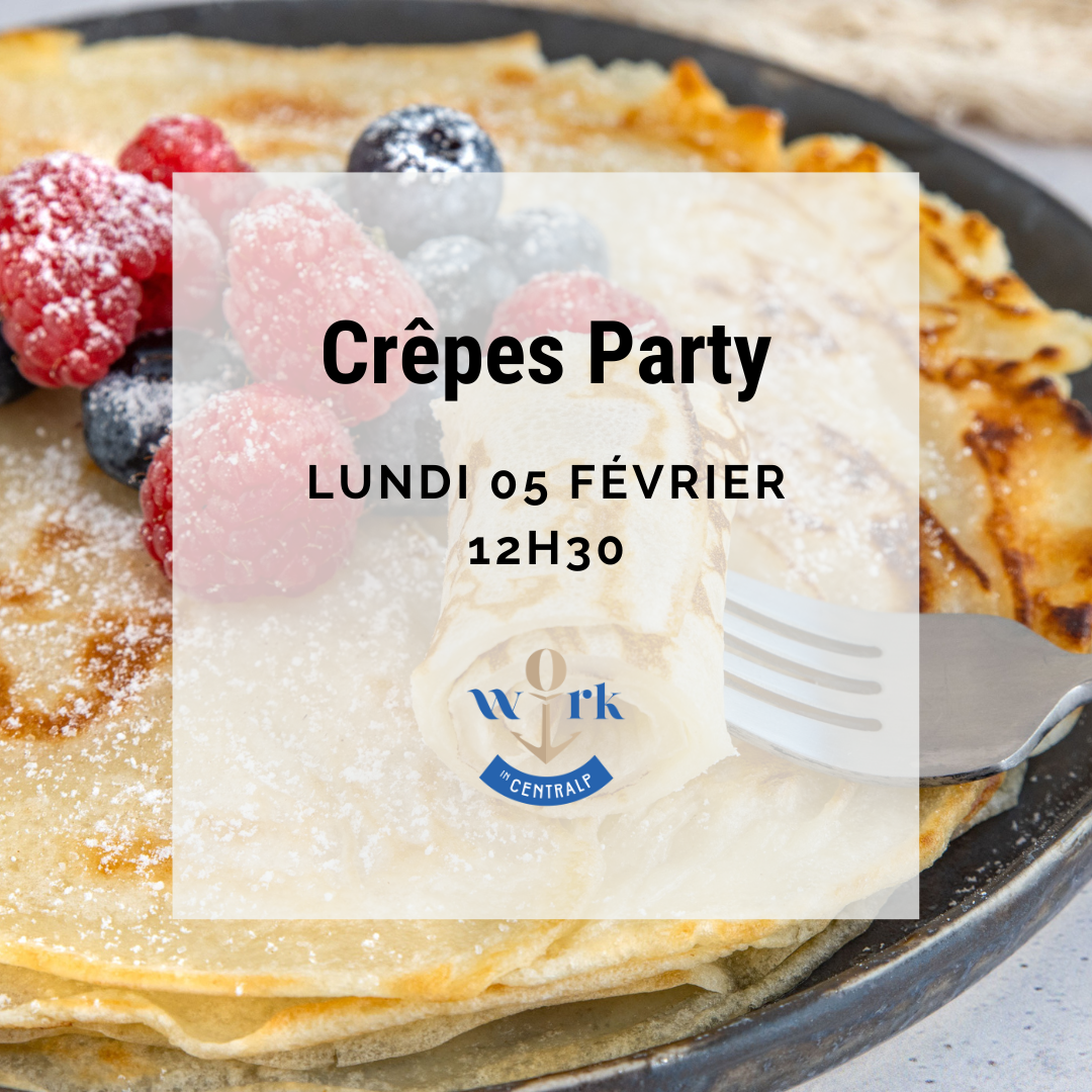 Crêpes party work in centr'alp